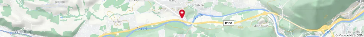 Map representation of the location for Marien-Apotheke in 4820 Bad Ischl